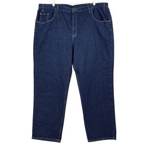 RURAL KING Men's Work Denim Jeans 48X30 Regular Fit Over Boots Cotton Blue NWT